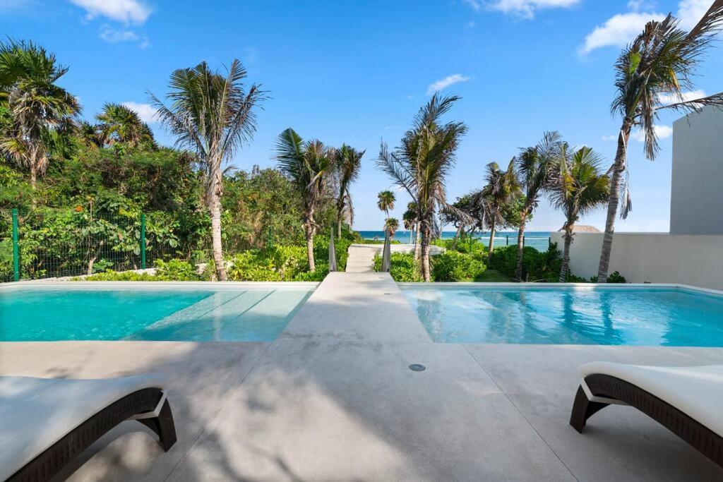 3 Bedroom Luxury Condo Next To Beach & Pools, Ac And Internet Akumal Bagian luar foto